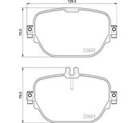 HELLA 8DB 355 031-711 PASTILLAS