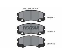 Juego Pastillas de Freno Forros Delantero para Opel Frontera B Akebono Textar