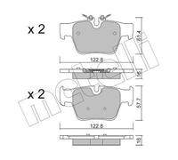 Juego Pastillas De Freno PAGID T4600N Para BMW 5 Touring G61