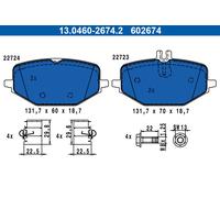 Juego Pastillas de Freno para Mercedes-Benz Gle V167 W167 C167