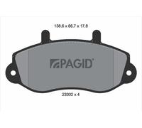 Juego Pastillas de Freno para Opel Movano Caja F9 X70 J9 U9 E9 Renault