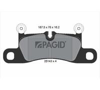 Juego Pastillas de Freno para Porsche Cayenne 9YA 718 Boxster 982 911