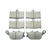 juego pastillas freno Para KAWASAKI KLZ1000 Para Versys 1000 2012-2019 KLZ1000 1000LT 2015-2016 Pastillas De Freno Delanteras Y Traseras Semimetálicas Para Motocicleta (Color : Parte delantera y tras