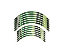 Juego Pegatinas Calcomanías Reflectantes Llantas 21" Y 19" Motocicleta para CRF450R 2003-2020 Piezas de Motocicleta(Style 2)