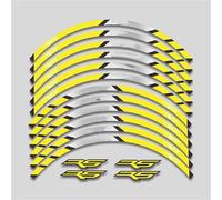 Juego Pegatinas Reflectantes Impermeables Llantas Bujes Motocicleta 17 Pulgadas para RS 125 Piezas de Motocicleta(Style 14)