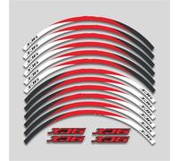 Juego Pegatinas Reflectantes Impermeables Llantas Motocicleta 17 Pulgadas Compatibles con para Y&amaha para XJ6 Piezas de Motocicleta(Style 16)