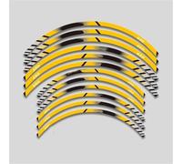 Juego Pegatinas Reflectantes Llantas Motocicleta Cinta Adhesiva Decorativa Neumáticos Rines con para F650GS Piezas de Motocicleta(Style 3)