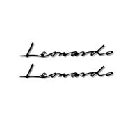 Juego Pegatinas Reflectantes para Rueda Motocicleta Calcomanías Impermeables Llantas para Leonardo 125/150/250/300(Style 1)