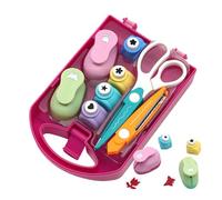 Juego Perforadoras Manualidades, Máquina Perforadora Impresión Manual, Juego Perforadoras Manualidades Infantiles, Cortadores Con Formas Mariposa, Estrella, Corazón Y Flor Para Papel, Scrapbooking