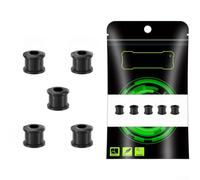 Juego Pernos para plato Único 6.5mm Vibración Juego Pernos para | Aleación para t6 ligera, para resistencia clima, tornillo- para tuerca, 6.5mm para preciso, para MTB y ruta(black)