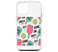 Juego Pickleball Paleta Pelota Patrón Coffee Lover Carcasa para iPhone 12/12 Pro