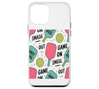 Juego Pickleball Paleta Pelota Patrón Coffee Lover Carcasa para iPhone 12 Mini