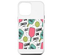 Juego Pickleball Paleta Pelota Patrón Coffee Lover Carcasa para iPhone 12 Pro MAX