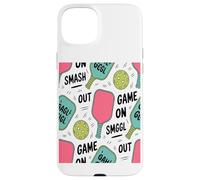 Juego Pickleball Paleta Pelota Patrón Coffee Lover Carcasa para iPhone 15 Plus