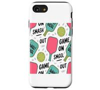 Juego Pickleball Paleta Pelota Patrón Coffee Lover Carcasa para iPhone SE (2020) / 7/8