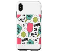 Juego Pickleball Paleta Pelota Patrón Coffee Lover Carcasa para iPhone XS MAX