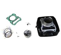 Juego Pistón Cilindro Compatible Con Suzuki Para EN150 Para EN150-A Para GZ150-A Kit De Pistón De Cilindro De Motor De Motocicleta De 57 Mm Conjunto De Pistón De Motocicleta(Black)