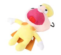 Juego Pizza Peluche Juguete Lindo Aliviador de Estrés Portátil para Niños Figura de Pizza Rellena Suave para Navidad 11 X 10,8 Pulgadas