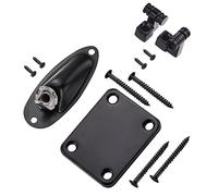 Juego Placas Cuello Guitarra Árbol Cuerdas Guitarra Con Tornillos Reemplazo Perfecto Para Placas De Cuello Roto Antiguas