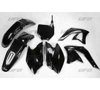 JUEGO PLÁSTICO UFO KAWASAKI KXF 250 '07 COLOR NEGRO (KA208E001)