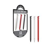 Juego Plumas Stylus Tomee Rojo, Negro, Blanco Para Nintendo 3DS