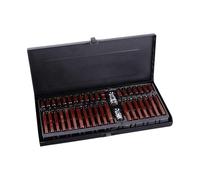 Juego Práctico De Llaves Hexagonales Y Llaves Vaso Acero Carbono Grado Industrial 40 Piezas Para Ensamblaje Electrónico Punta Y Llave Estrella Acero Carbono
