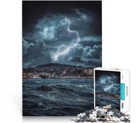 Juego práctico Tormenta de Dundee en el Tay Rompecabezas para Adultos 2000 Piezas 70x100cm Interacción Entre Padres e Hijos para Mayores de 14 años