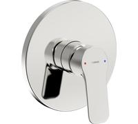 Juego prefabricado HANSA HANSABASIC para duchas, roseta redonda, cromo, 80569003