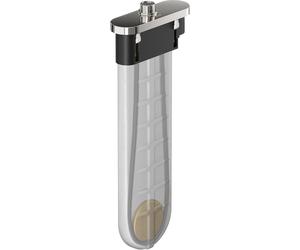 Juego prefabricado hansgrohe sBox ovalado, para instalación en el borde de la bañera o en el borde del azulejo, 28022820, Color: Níquel Cepillado