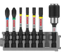 Juego PRO Impact 8 piezas con portapuntas Quick Change Pick and Click PH2 PZ2 T1