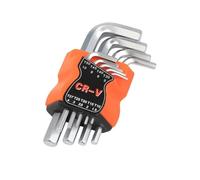 Juego profesional de 9 tamaños Allen tipo L con agarre ergonómico para maquinaria y electrónica