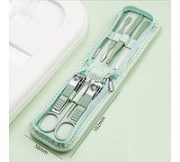 Juego profesional de cortaúñas y pedicura, juego de manicura, cuidado personal, kit de cortaúñas, herramientas de uñas con lujoso estuche de viaje, regalos para hombres, mujeres, amigos de la familia,