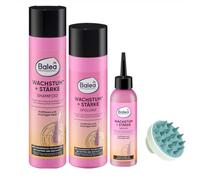 Juego profesional de crecimiento y fuerza: suero de 50 ml + champú de 250 ml + acondicionador de 200 ml + cepillo de masaje para cuero cabelludo
