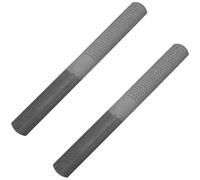 Juego profesional de limas de madera y metal de alta dureza, construcción de acero al carbono, molienda precisa para artesanos, 1 par de escofina portátil de doble propósito