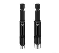 Juego profesional de perforadores huecos de vástago hexagonal hecho de acero de alto carbono de larga duración para cinturón de cuero, goma PVC y cartón corte de agujeros con taladro eléctrico