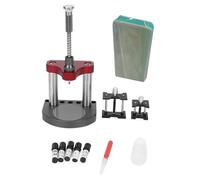 Juego profesional de reparación de pies de esfera de reloj con máquina de soldadura, máquina de reparación de textura de aleación, ideal para restauración precisa, juego de repuesto de patas de reloj