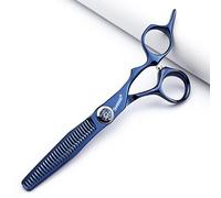 Juego profesional de tijeras de corte de pelo de 6/6,8 pulgadas, tijeras de peluquero de acero inoxidable 440c, Corte afilado y preciso (Corte delgado de 6 pulgadas-A)