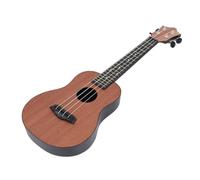Juego Profesional de Ukelele de Concierto de Caoba, Guitarra de 4 Cuerdas con Barril de Fibra de Carbono de Tilo de 23 Pulgadas para Principiantes