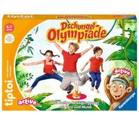 Juego Ravensburger tiptoi® Active 00129, Juegos Olímpicos en la Selva, Juego de Movimiento para niños de 4 años para 1 a 6 Jugadores