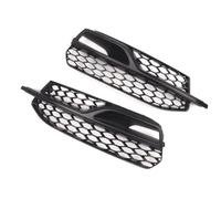 Juego rejillas parachoques Compatible Con A3 Para S3 2014-2016 Parachoques Delantero Luz Antiniebla Parrilla Moldura Panal Izquierda Derecha Par Conjunto 8V3807681L 8V3807682L(Pair)