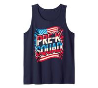 Juego Rockin' PRE-K School Squad First Day 250 Years Teacher Camiseta sin Mangas