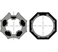 Juego rueda + corona - para motor diámetro 50 - para tubo deprat f5860 octo60 selve do - somfy 9410332