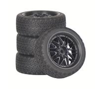 Juego Ruedas RC Para Tamiya XV01 XV02 TA06 Para TT01 Para TT02 Para HPI Para Kyosho PTG2 1/10 RC Para Rally Para Carreras Ruedas Neumáticos Neumáticos Caucho Hexagonales 12 Mm Carretera(Black,B)