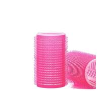 Juego Rulos De Pelo 6 uds rodillo de pelo sin calor, rizadores peluquería salón, rodillos, gancho agarre automático, rizador, Herramienta Peinado pegajoso tamaño Jumbo(Rose red,20mm)