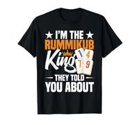 Juego Rummikub Juego de azulejos El Rey Joker Rummikub Player Camiseta
