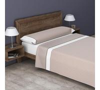 Juego Sábana Estampada Ariel Gris 30/30 144 Hilos,50% poliéster y 50% algodón,Juego de Sábanas para Cama 135 de 3 Piezas, Bajera Ajustable 135x190/200, Encimera 210x270, 1 Funda Almohada 44x155