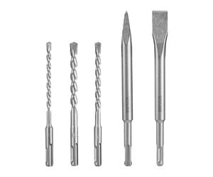 Juego SDS-Plus de 3 brocas y 2 cinceles