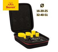 Juego sierras copa bimetálicas Starrett 16-51mm para electricistas