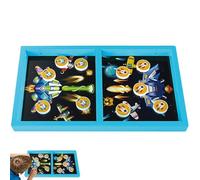 Juego Sling Puck,Juguetes Deportivos De Madera Divertidos 2 Jugadores - Juego De Mesa Baloncesto,para Niños Reuniones De Amigos Noches Familiares Preescolar Y Jardín De Infancia