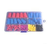 Juego surtido de 60 conos cónicos de silicona de alta temperatura, resistentes a 260 °C, para recubrimiento en polvo, pintura, inmersión hidráulica, uso automotriz y taller
